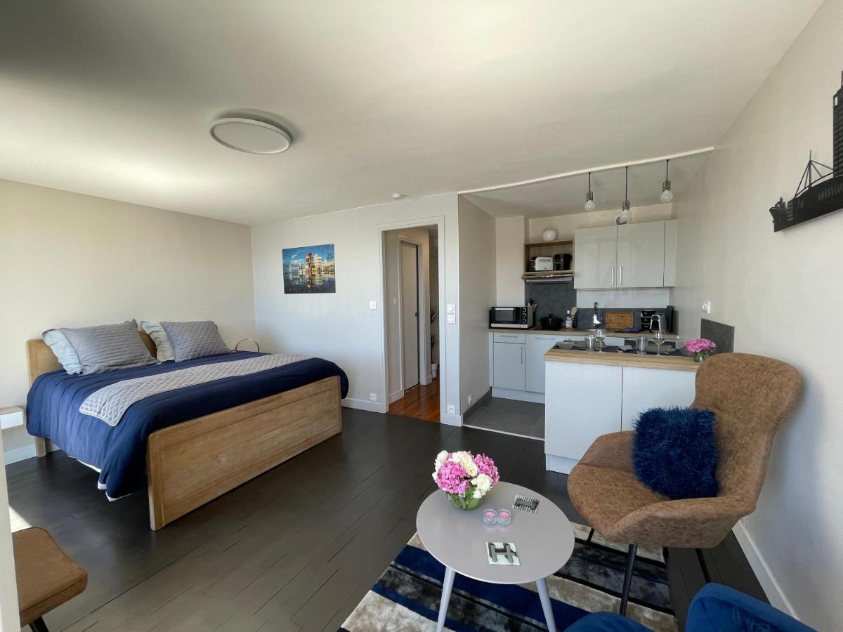 "L'Ancre" Studio Perret Pleine Vue Mer Le Havre Ngoại thất bức ảnh